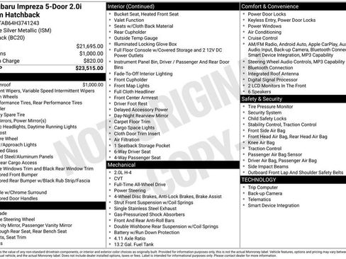 Used 2017 Subaru Impreza 2.0i Premium image 3