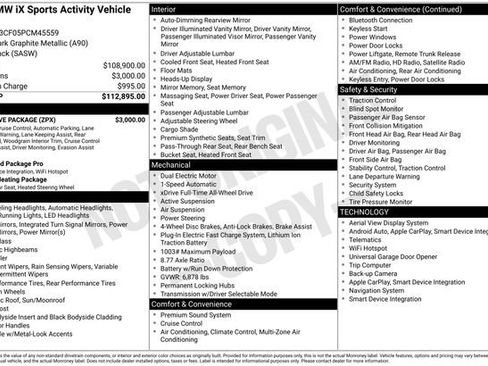 Used 2023 BMW iX M60 w/ Executive Package image 11