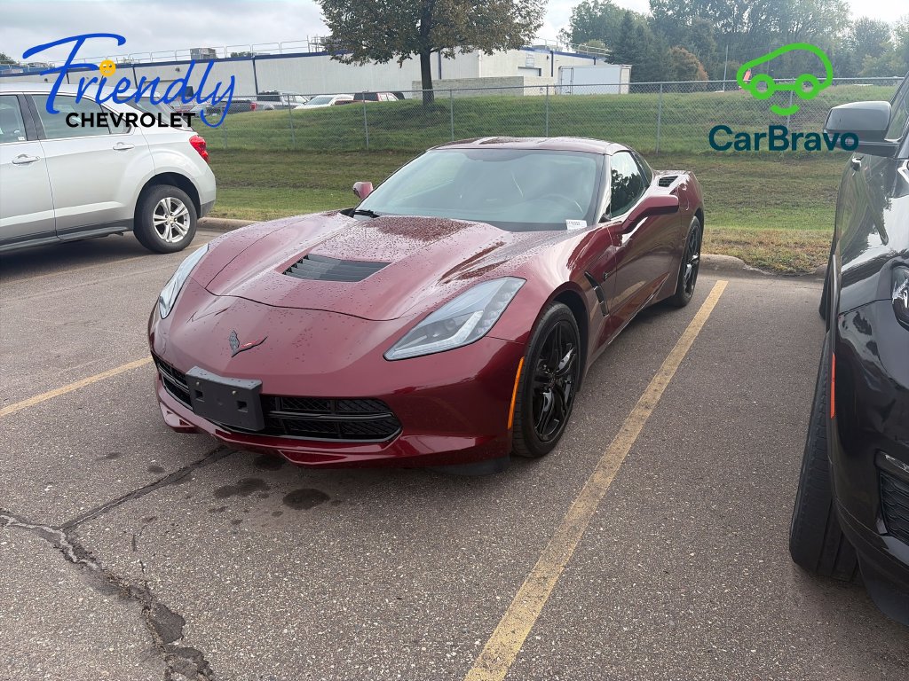 Certified 2016 Chevrolet Corvette Stingray Coupe w/ Carbon Flash Badge Package RWD image 1