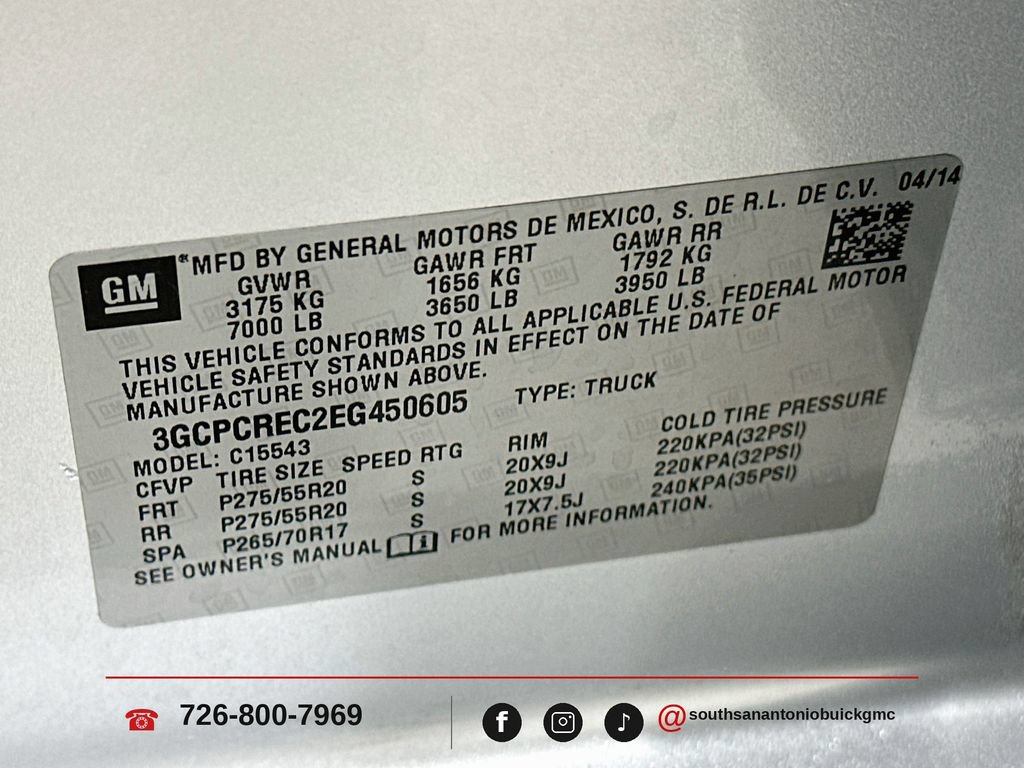 Used 2014 Chevrolet Silverado 1500 LT w/ Texas Edition, 1LT Trim RWD image 31