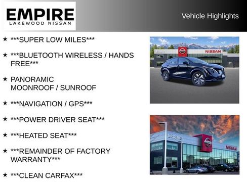 Used 2024 Nissan Ariya AWD image 2