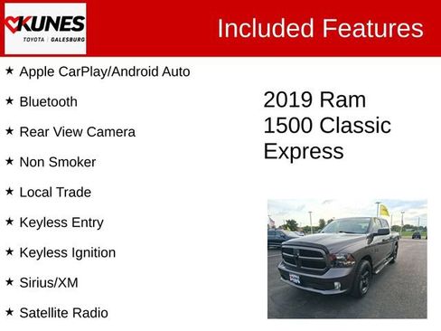 Used 2019 RAM 1500 Express w/ Wheel & Sound Group AWD/4WD image 2