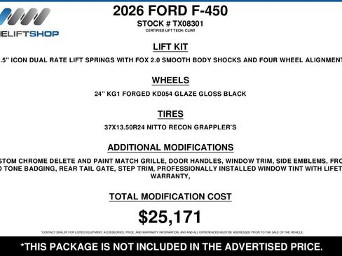 Used 2026 Ford F450 Platinum w/ Platinum Plus Package image 2