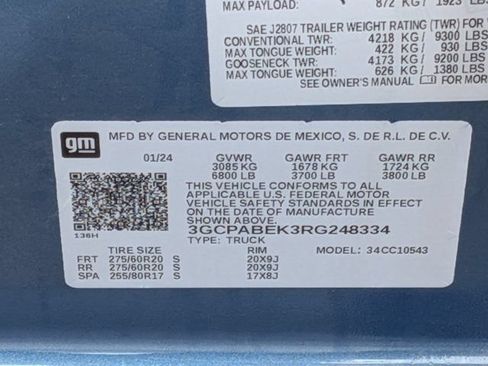 Used 2024 Chevrolet Silverado 1500 Custom RWD image 25