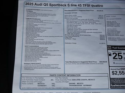 New 2025 Audi Q5 2.0T Premium Plus image 39