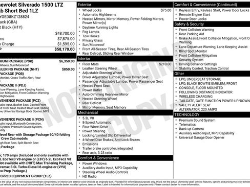 Used 2019 Chevrolet Silverado 1500 LTZ w/ LTZ Premium Package image 4