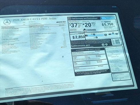 New 2026 Mercedes-Benz C 36 AMG S image 18