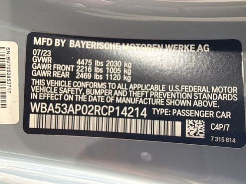 Certified 2024 BMW 430i Coupe w/ M Sport Package RWD image 11