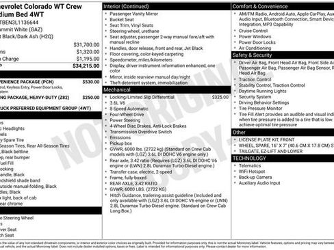 Used 2020 Chevrolet Colorado W/T w/ WT Convenience Package image 24