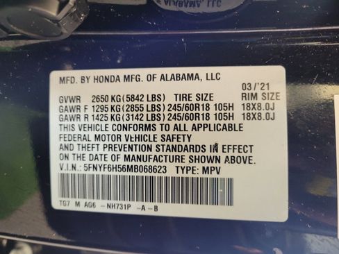 Used 2021 Honda Pilot EX-L image 33