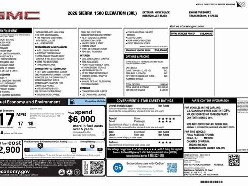 New 2026 GMC Sierra 1500 Elevation image 4