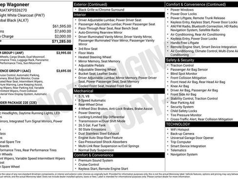 Used 2023 Jeep Wagoneer 2WD w/ Premium Group I image 39