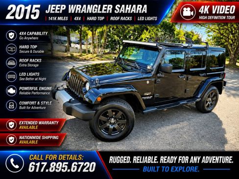Used 2015 Jeep Wrangler Unlimited Sahara AWD/4WD image 1