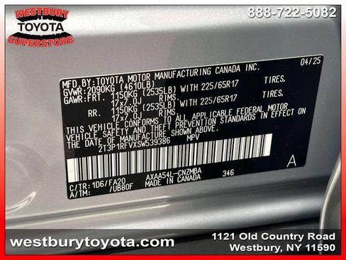 Used 2025 Toyota RAV4 XLE AWD/4WD image 22