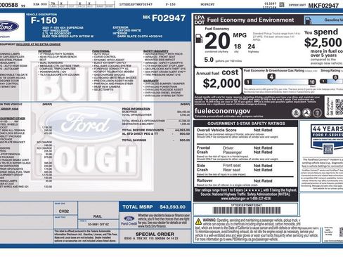 Used 2021 Ford F150 XL w/ Trailer Tow Package AWD/4WD image 6