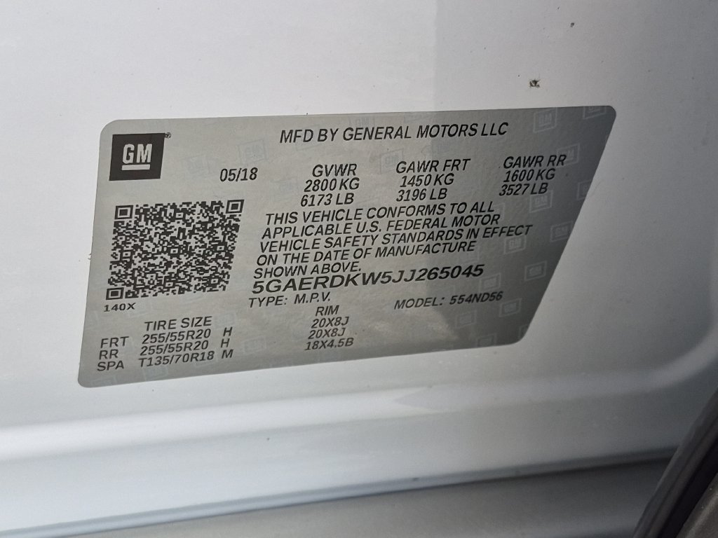 Used 2018 Buick Enclave Avenir w/ Avenir Technology Package FWD image 26