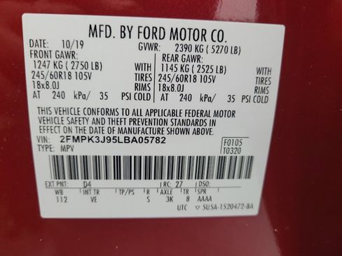 Used 2020 Ford Edge SEL w/ Convenience Package image 33