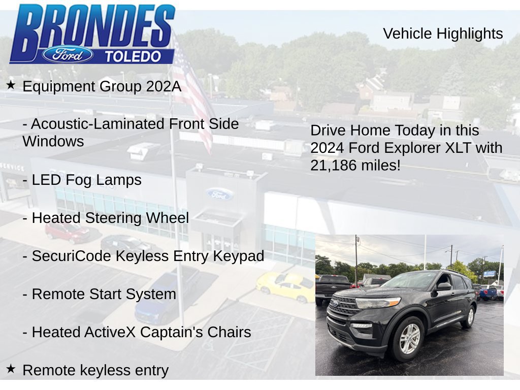 Used 2024 Ford Explorer XLT w/ Equipment Group 202A AWD/4WD image 5