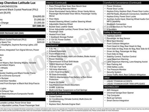 Used 2022 Jeep Cherokee Latitude Lux FWD image 28