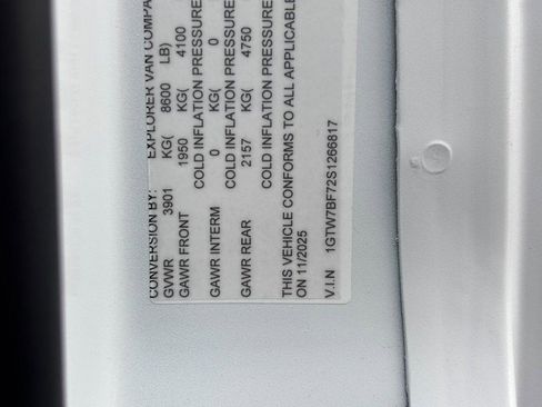 New 2025 GMC Savana 2500 Extended w/ Driver Convenience Package image 25