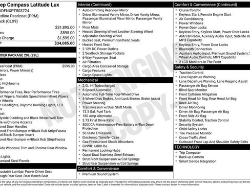Used 2023 Jeep Compass Latitude AWD/4WD image 35