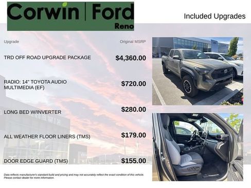 Used 2024 Toyota Tacoma TRD Off-Road w/ TRD Off Road Upgrade Package AWD/4WD image 3
