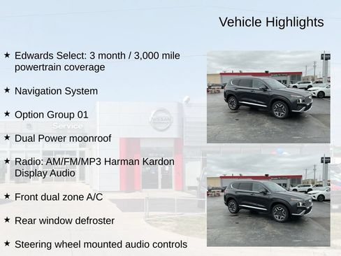 Used 2021 Hyundai Santa Fe Limited AWD/4WD image 3