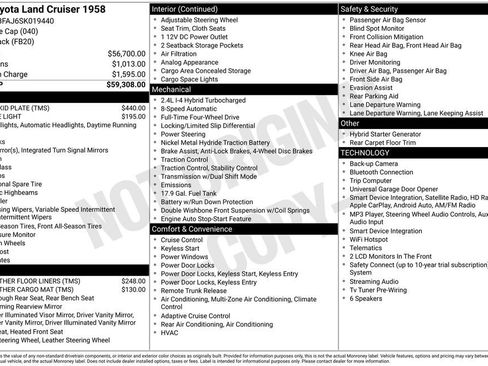 Used 2025 Toyota Land Cruiser 1958 AWD/4WD image 32