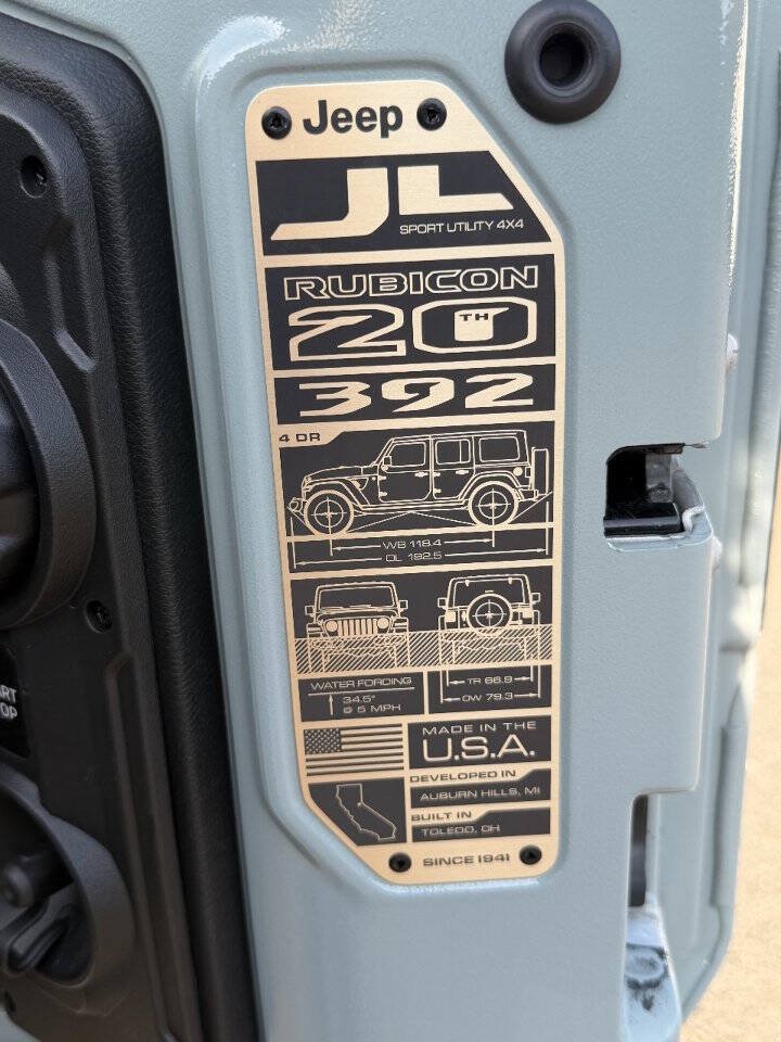 Used 2024 Jeep Wrangler Unlimited Rubicon 392 AWD/4WD image 22