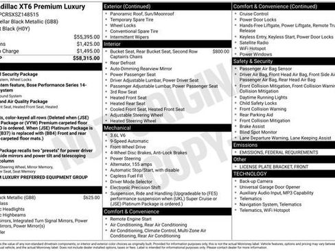 New 2025 Cadillac XT6 Premium Luxury image 30