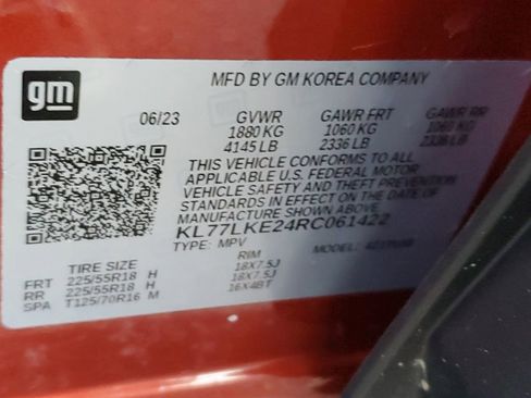 Used 2024 Chevrolet Trax ACTIV w/ Sunroof Package image 41