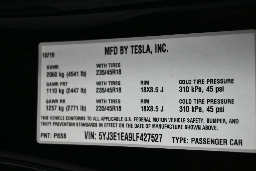 Used 2020 Tesla Model 3 Standard Range Plus RWD image 6