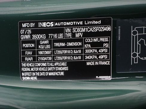 New 2025 INEOS Grenadier Fieldmaster Edition image 22