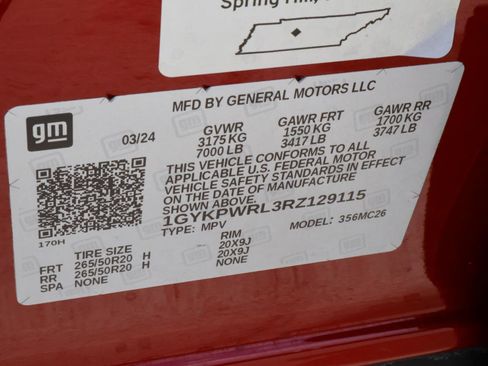 Used 2024 Cadillac Lyriq Sport w/ Nappa Leather Package AWD/4WD image 27
