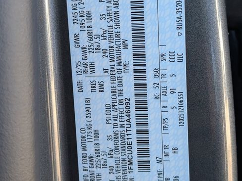 New 2026 Ford Escape SE image 25