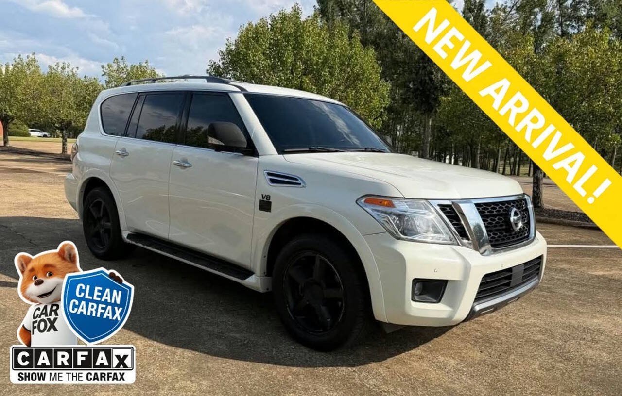 Used 2019 Nissan Armada Platinum w/ Captain's Chairs Package AWD/4WD image 1