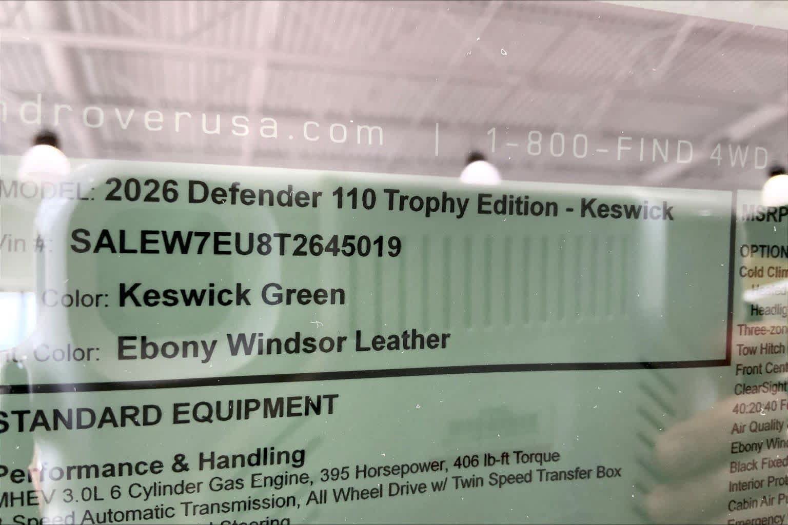 New 2026 Land Rover Defender 110 AWD/4WD image 6