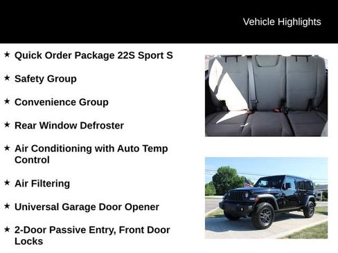 Used 2026 Jeep Wrangler Unlimited Sport AWD/4WD image 4