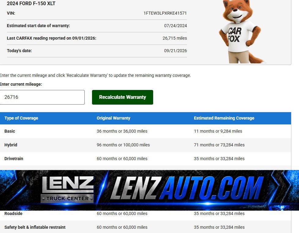 Used 2024 Ford F150 XLT w/ Equipment Group 302A MID AWD/4WD image 77