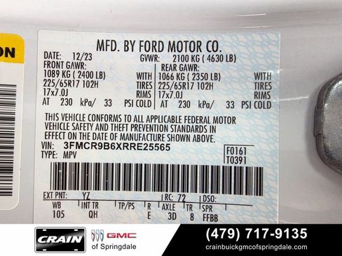 Used 2024 Ford Bronco Sport Big Bend AWD/4WD image 33