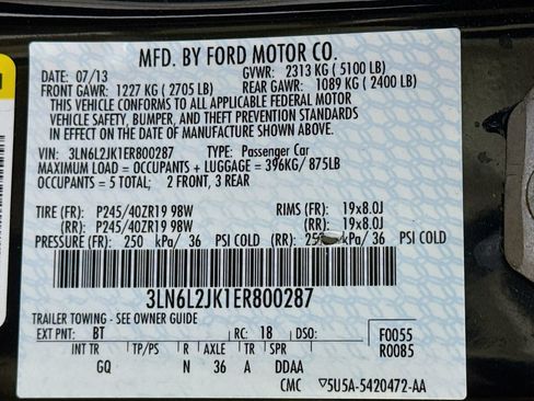 Used 2014 Lincoln MKZ AWD w/ Equipment Group 102A Reserve image 39