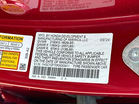 Used 2024 Honda Accord Sport image 32
