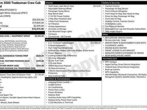 New 2026 RAM 3500 Tradesman image 48