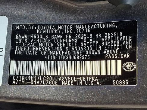 Used 2017 Toyota Camry XLE FWD image 30