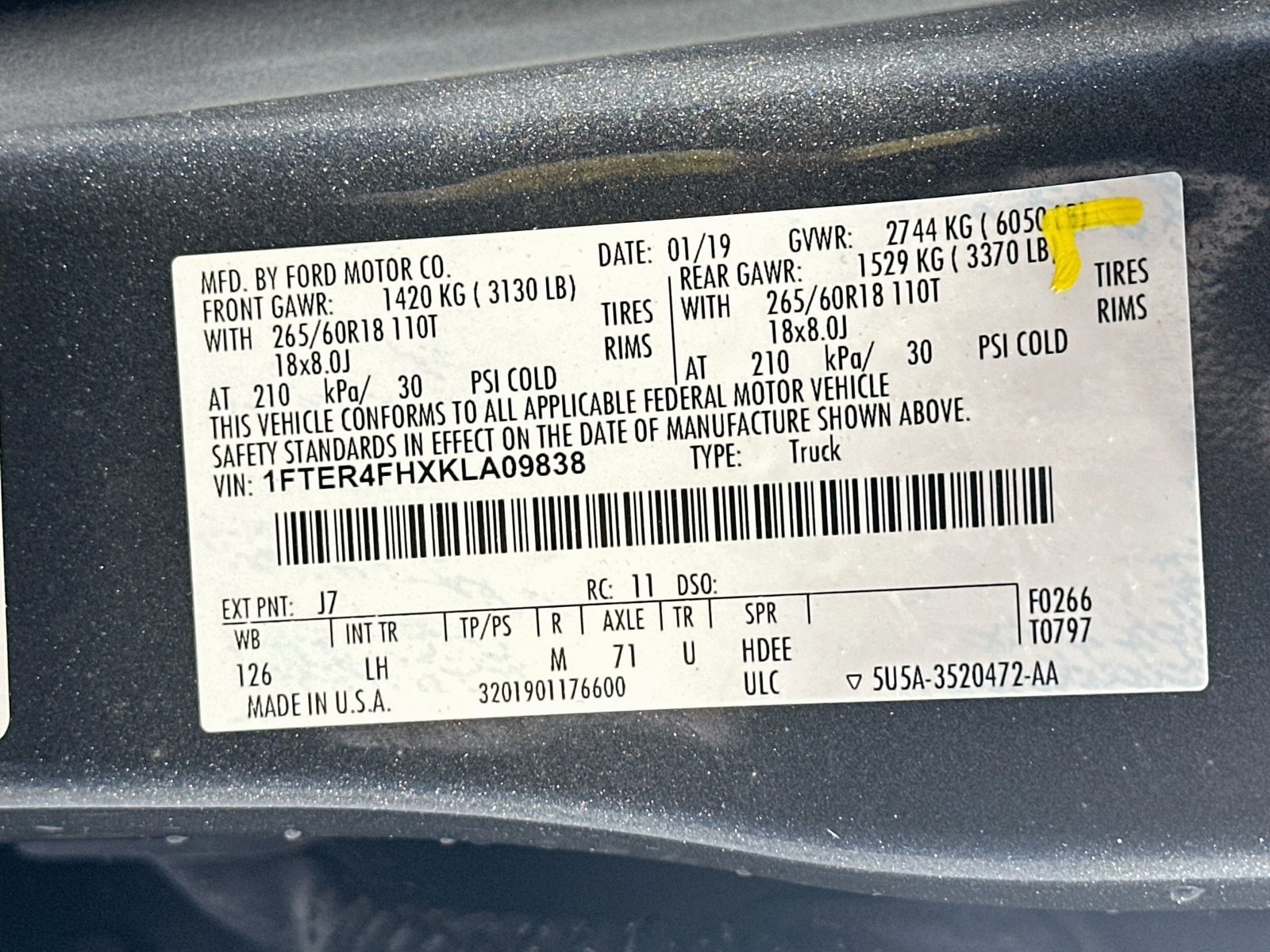 Used 2019 Ford Ranger XLT w/ Equipment Group 302A Luxury AWD/4WD image 31