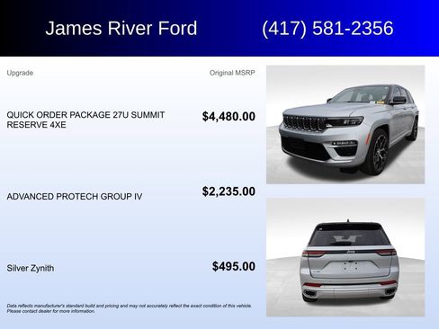 Used 2022 Jeep Grand Cherokee Summit AWD/4WD image 5