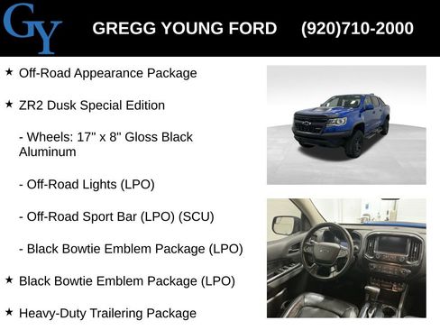 Used 2018 Chevrolet Colorado ZR2 w/ ZR2 Dusk Special Edition image 13