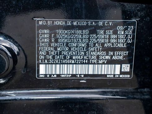 Certified 2024 Honda HR-V Sport image 38