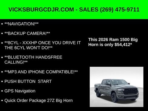 New 2026 RAM 1500 Big Horn image 5