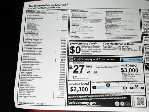 New 2026 BMW M235i xDrive M235i xDrive w/ Technology Package image 27